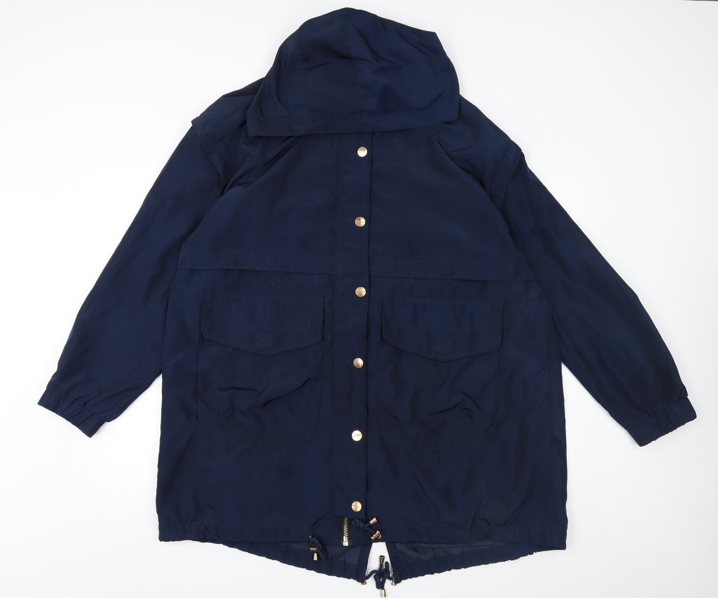 River Island Womens Blue   Rain Coat Coat Size 18