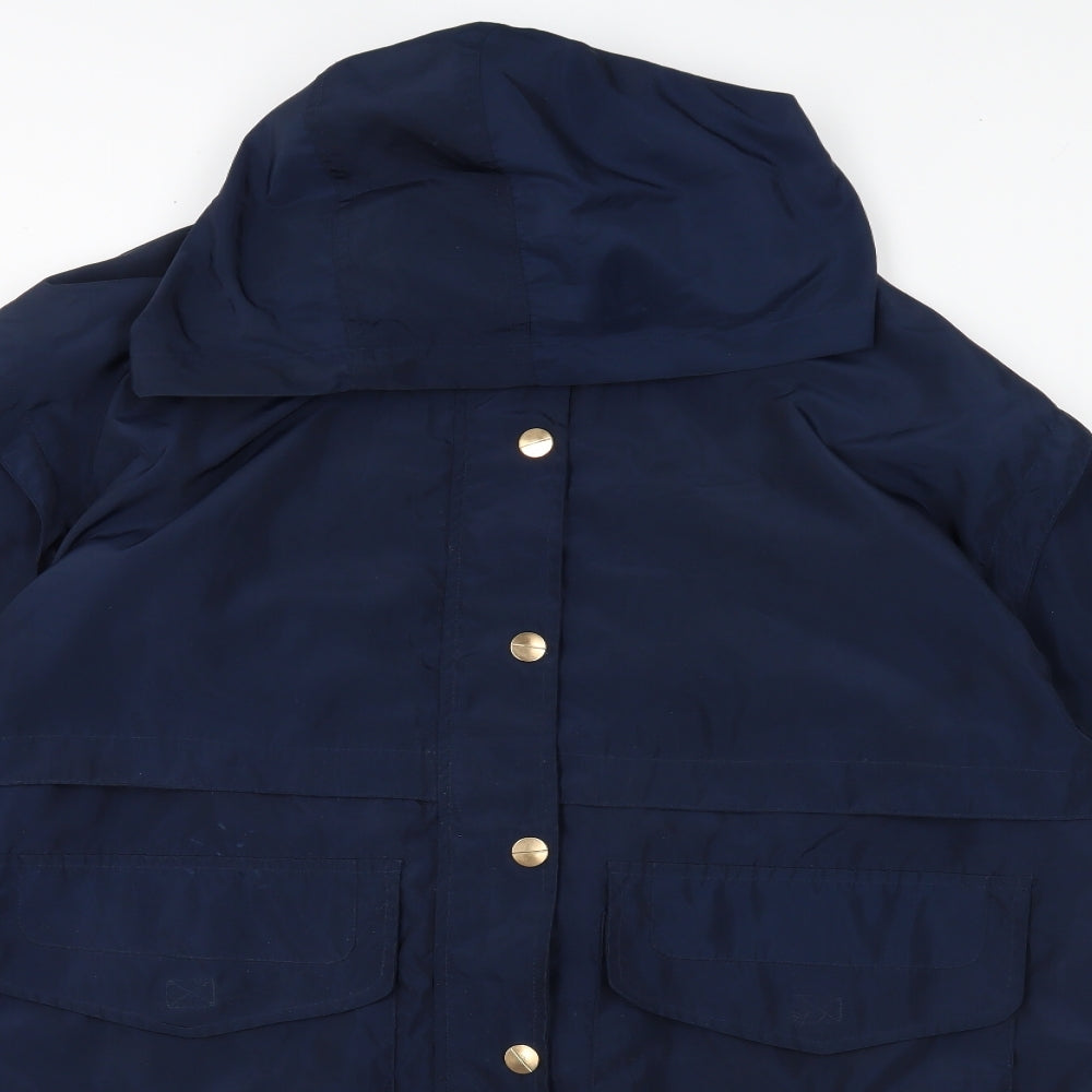 River Island Womens Blue   Rain Coat Coat Size 18