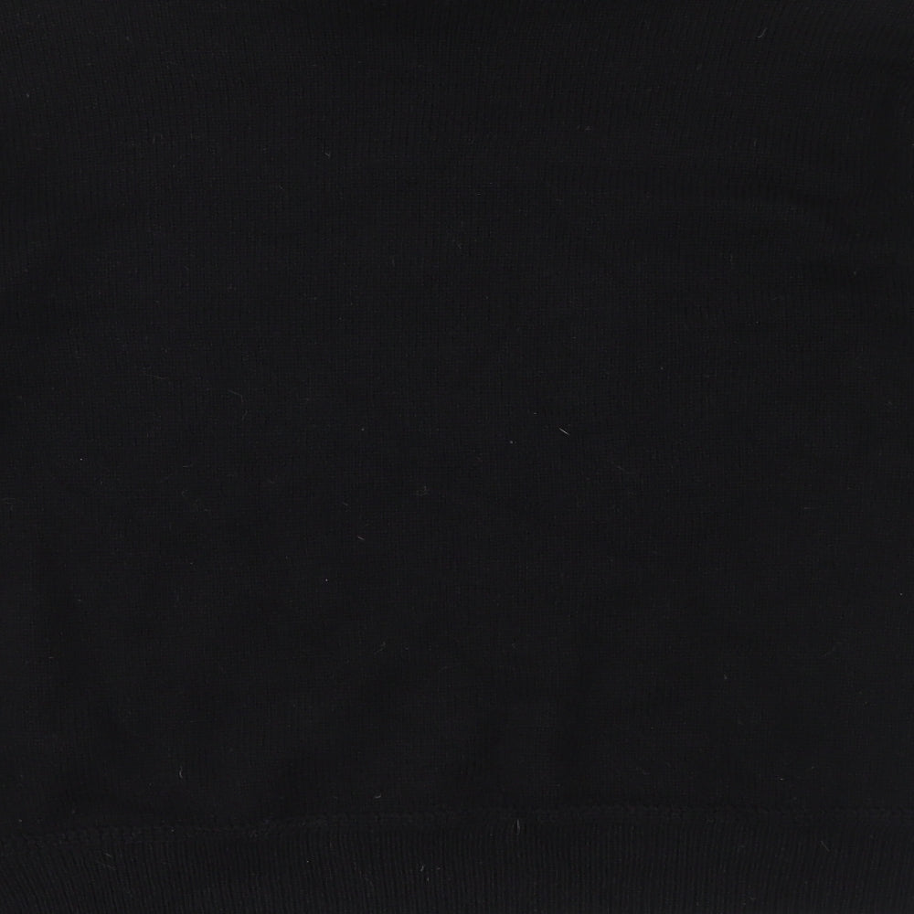 M&S Womens Black  Knit Pullover Jumper Size XS