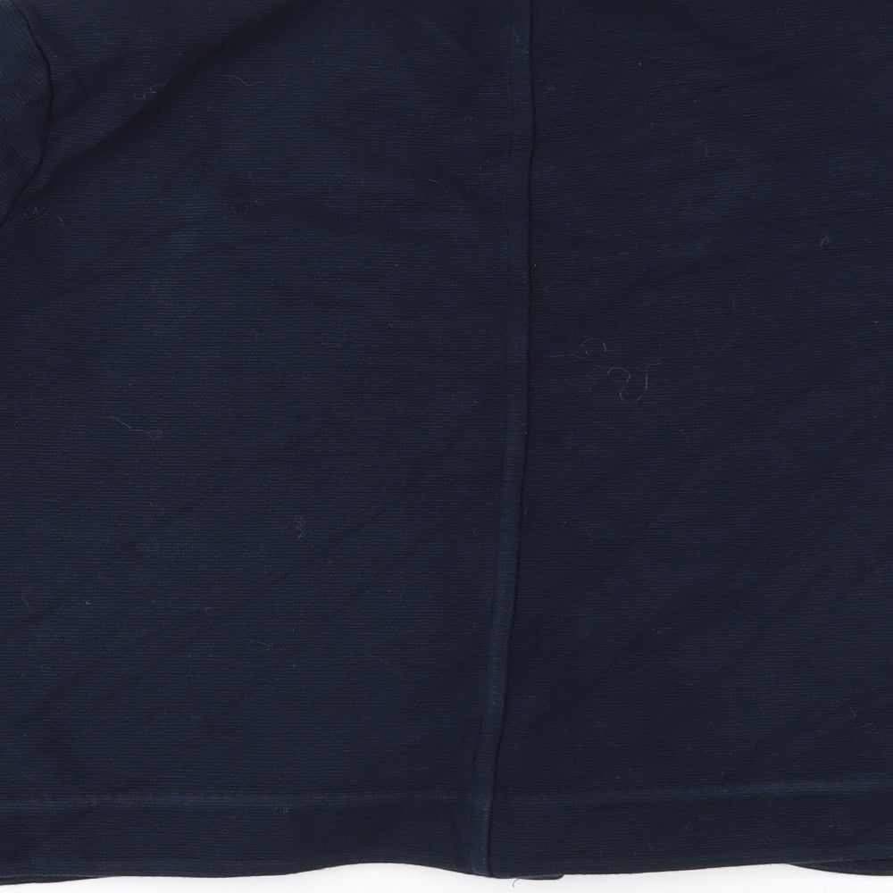 Jigsaw Womens Blue  Jersey Cardigan Jumper Size L