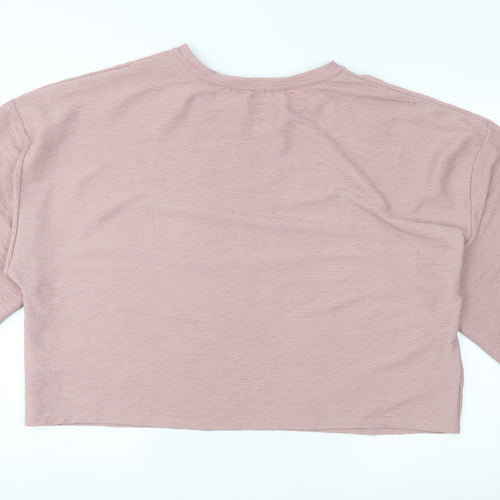 Primark Womens Pink  Jersey Pullover Jumper Size 2XL