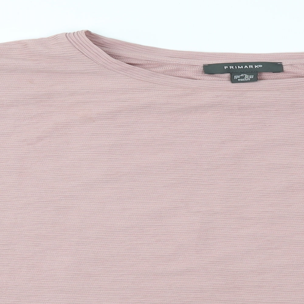 Primark Womens Pink  Jersey Pullover Jumper Size 2XL