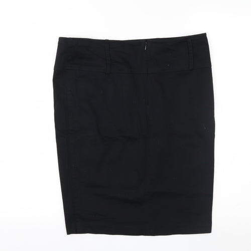 Preworn Womens Black   Straight & Pencil Skirt Size 12