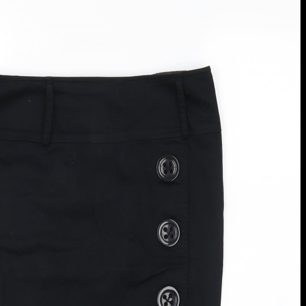 Preworn Womens Black   Straight & Pencil Skirt Size 12