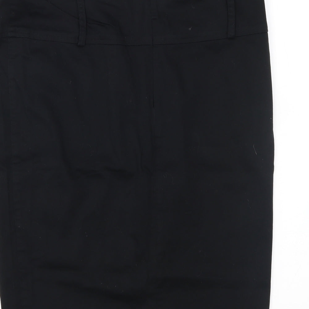 Preworn Womens Black   Straight & Pencil Skirt Size 12