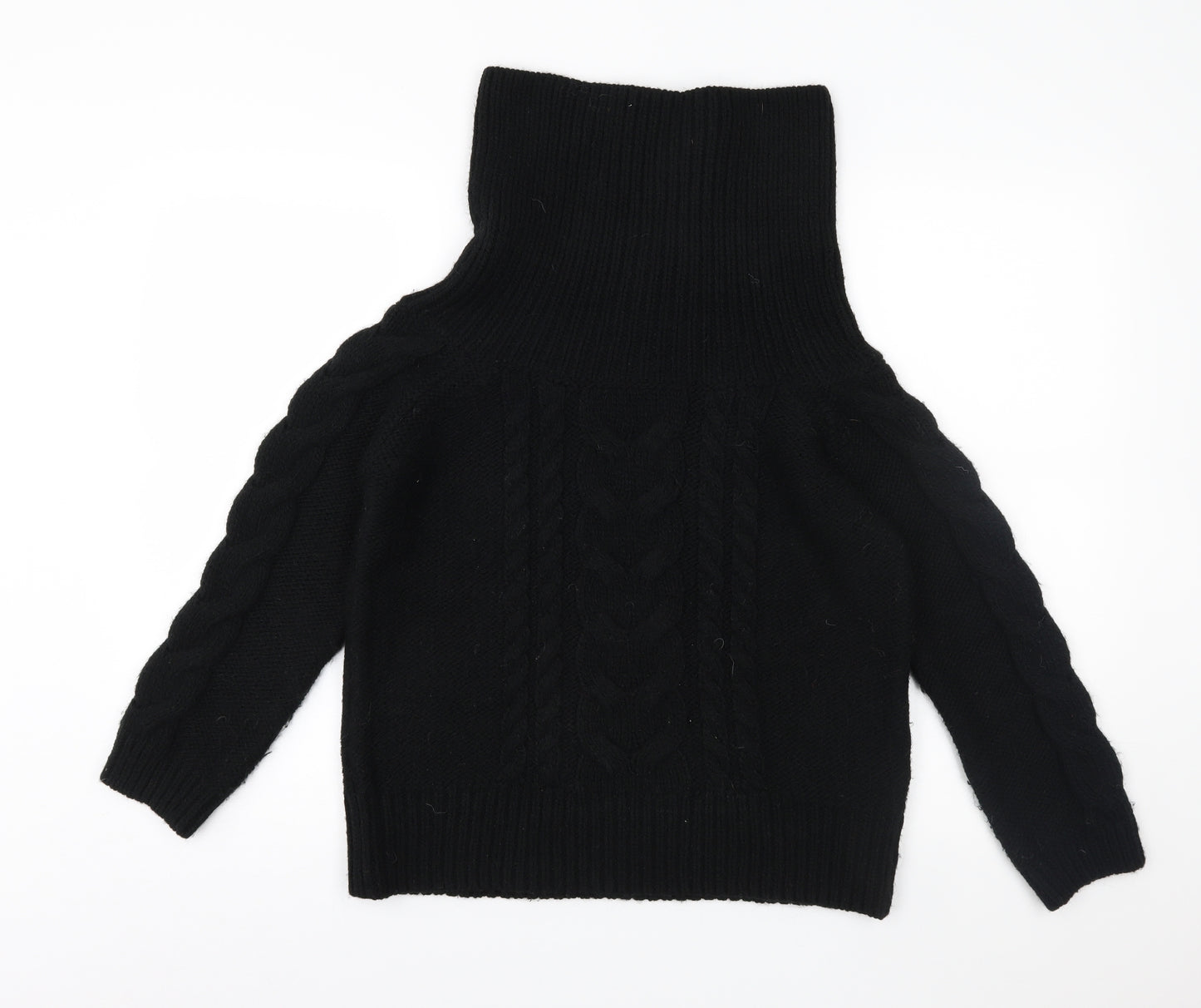 NEXT Womens Black  Knit Pullover Jumper Size M