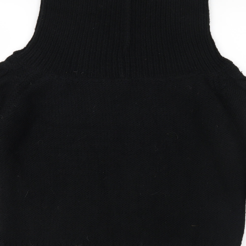 NEXT Womens Black  Knit Pullover Jumper Size M
