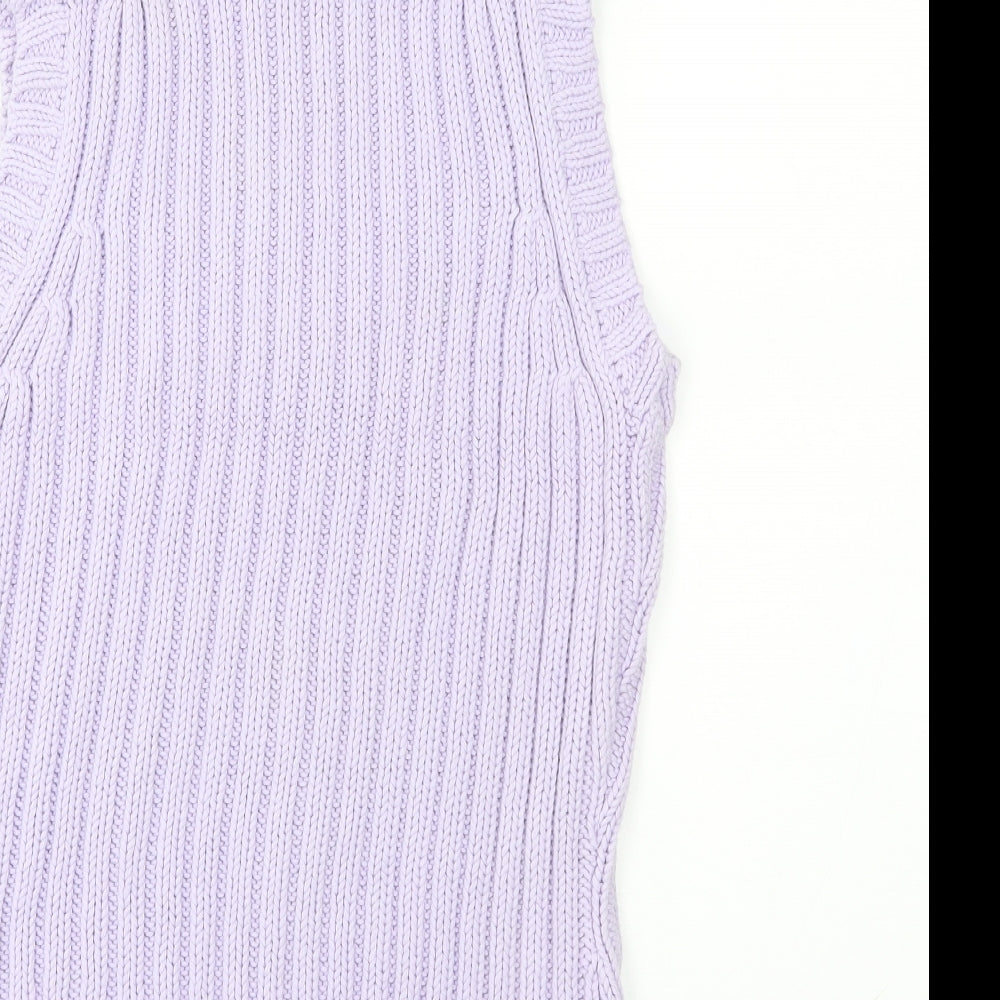 Gap Womens Purple  Knit Pullover Jumper Size M
