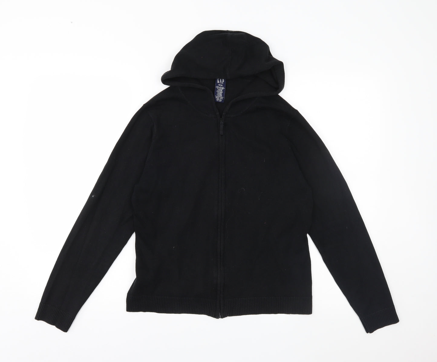 Gap Womens Black  Knit Full Zip Hoodie Size M