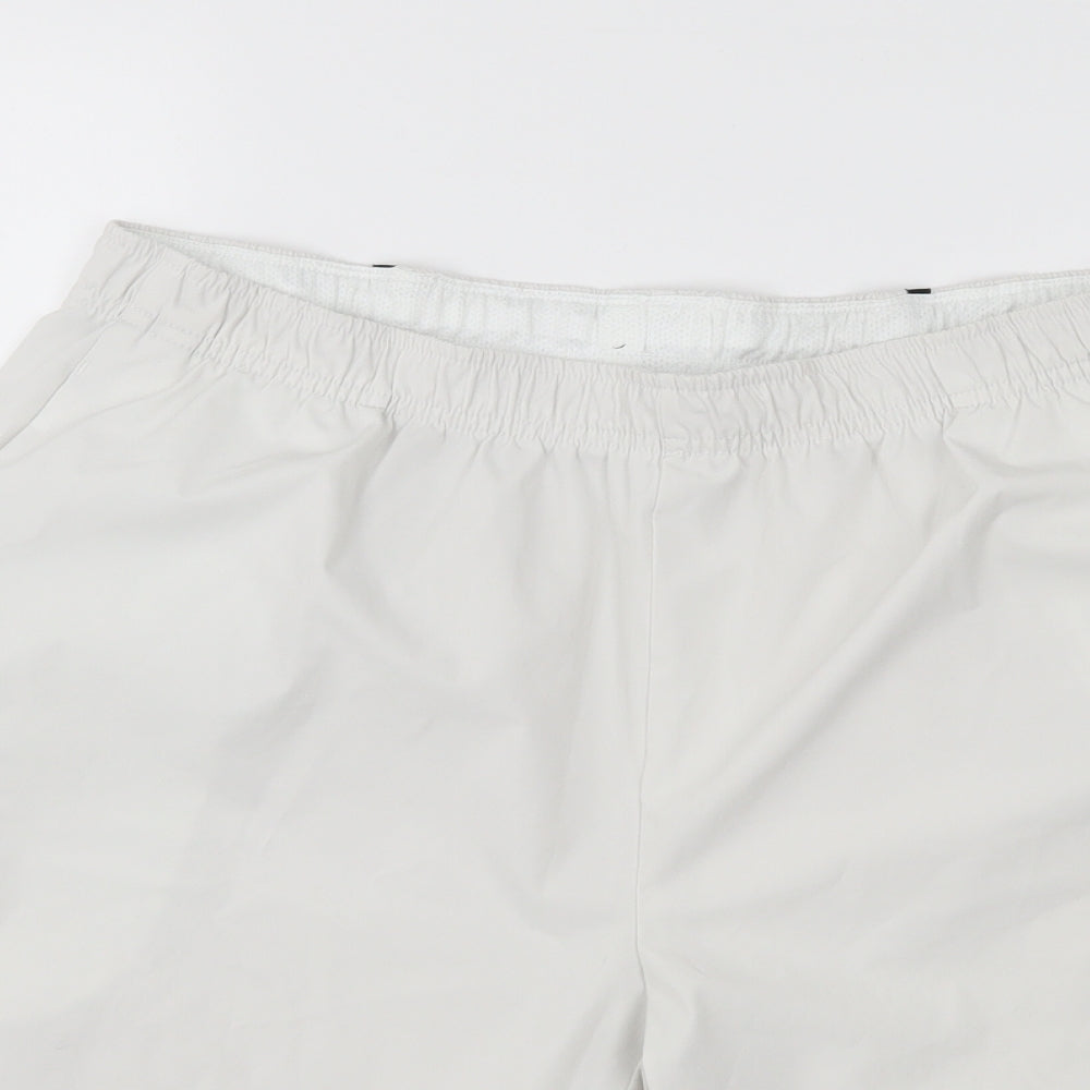 Nike Mens White   Athletic Shorts Size L