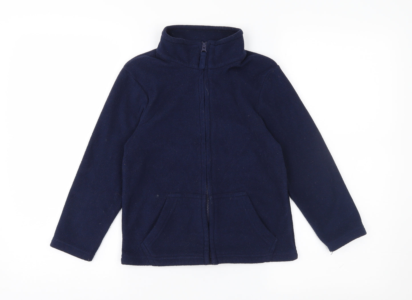 TU Boys Blue  Fleece Full Zip Sweatshirt Size 7 Years