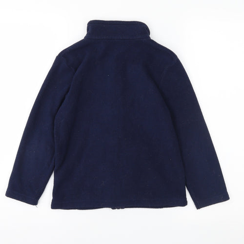 TU Boys Blue  Fleece Full Zip Sweatshirt Size 7 Years