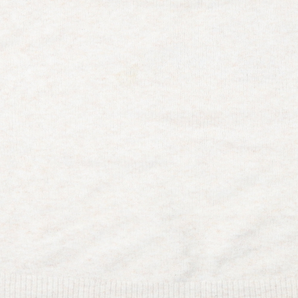 H&M Womens Ivory  Knit Pullover Jumper Size 8  - bird