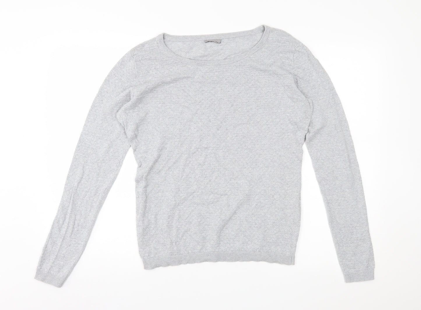 VERO MODA Womens Grey  Knit Pullover Jumper Size 12