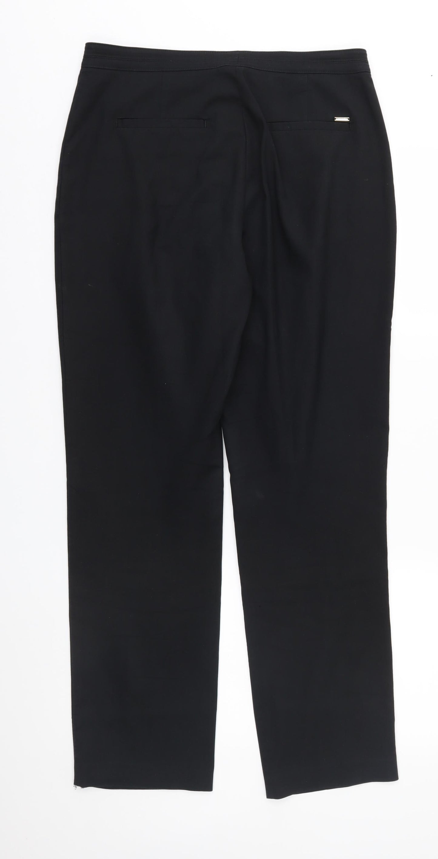 Per Una Womens Black   Trousers  Size 12 L30 in