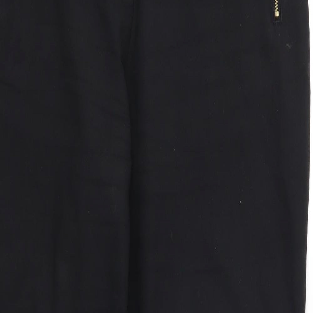 Per Una Womens Black   Trousers  Size 12 L30 in