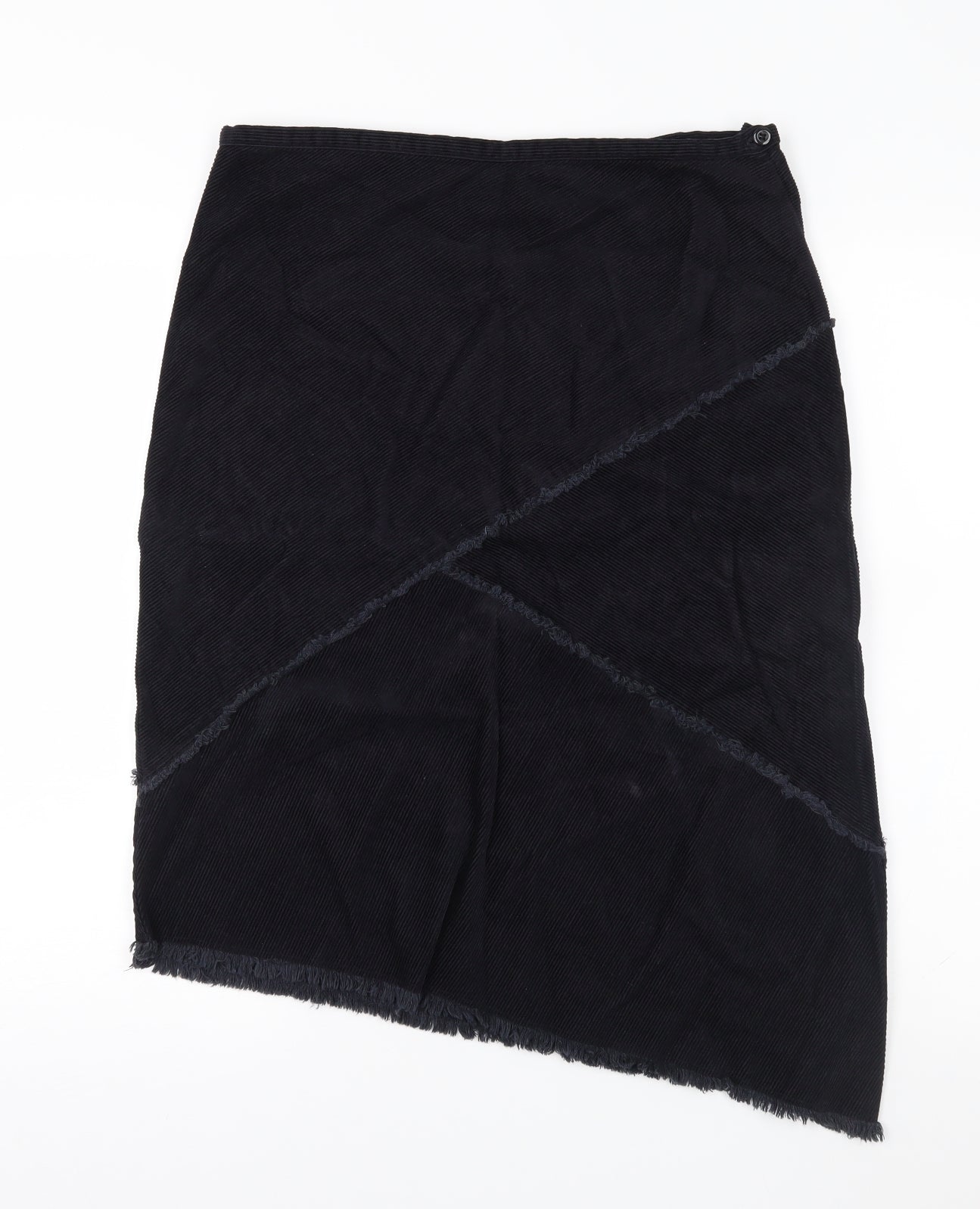 AL Womens Black  Denim A-Line Skirt Size 12