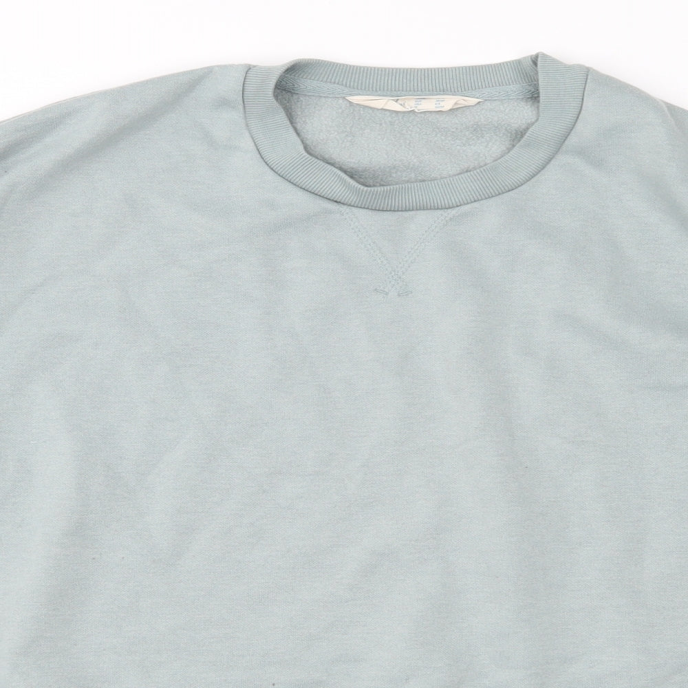 Primark Womens Blue  Jersey Pullover Sweatshirt Size 10