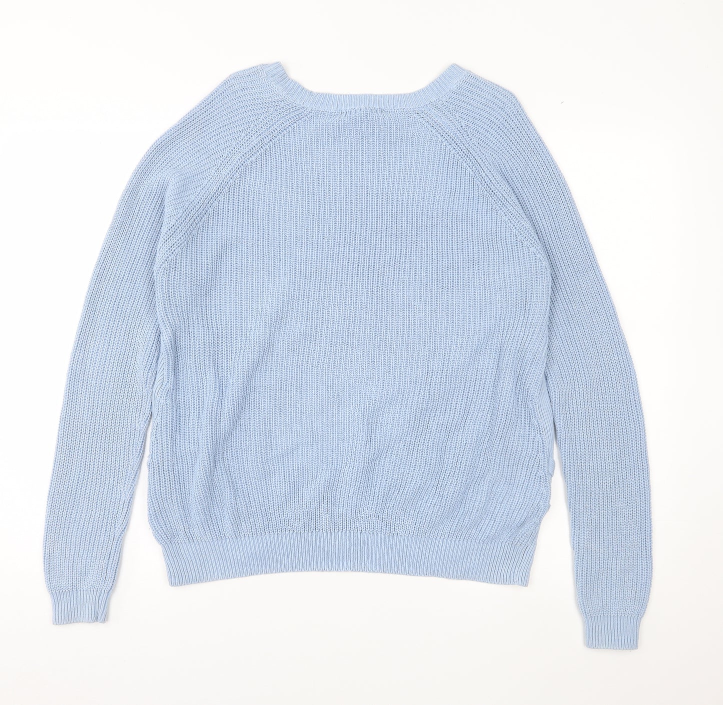 TU Womens Blue  Knit Pullover Jumper Size 14