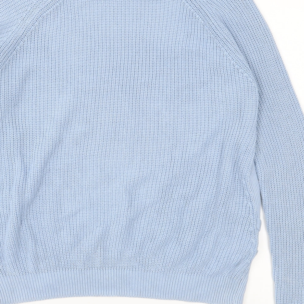 TU Womens Blue  Knit Pullover Jumper Size 14