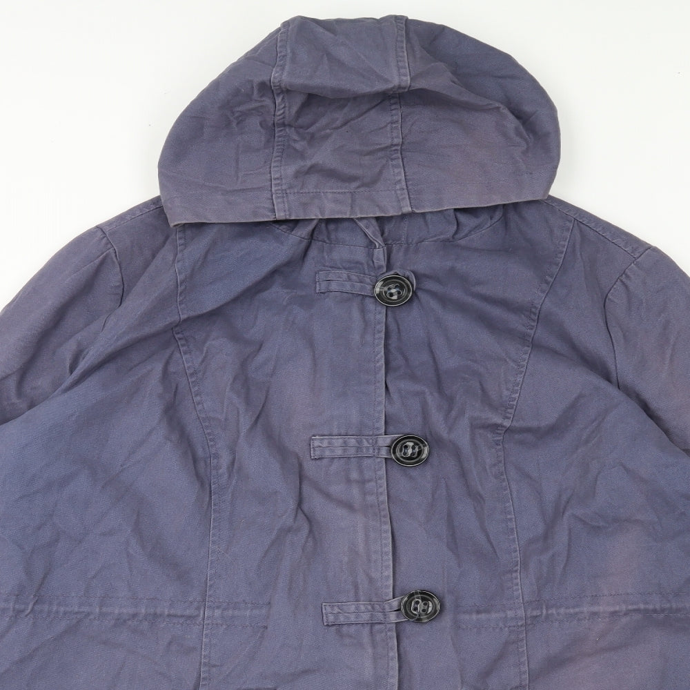 bpc Womens Purple   Overcoat Coat Size 18