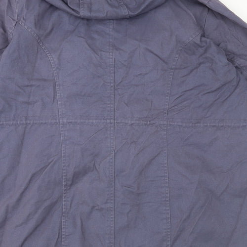 bpc Womens Purple   Overcoat Coat Size 18