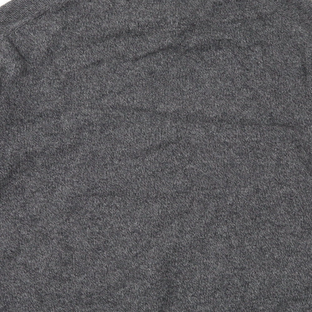tom rusborg Mens Grey  Knit Pullover Jumper Size XL