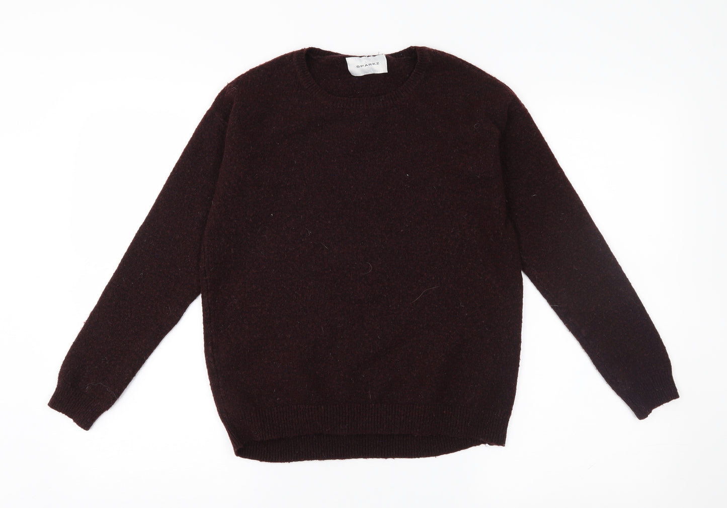 Sparkz Mens Red  Knit Pullover Jumper Size XS