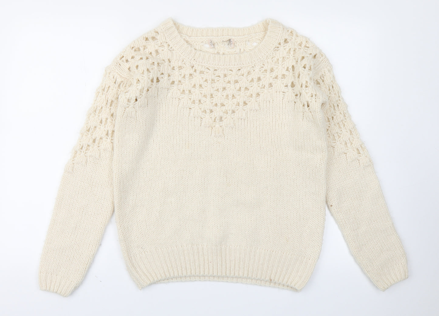 Preworn Womens Ivory   Pullover Jumper Size 10