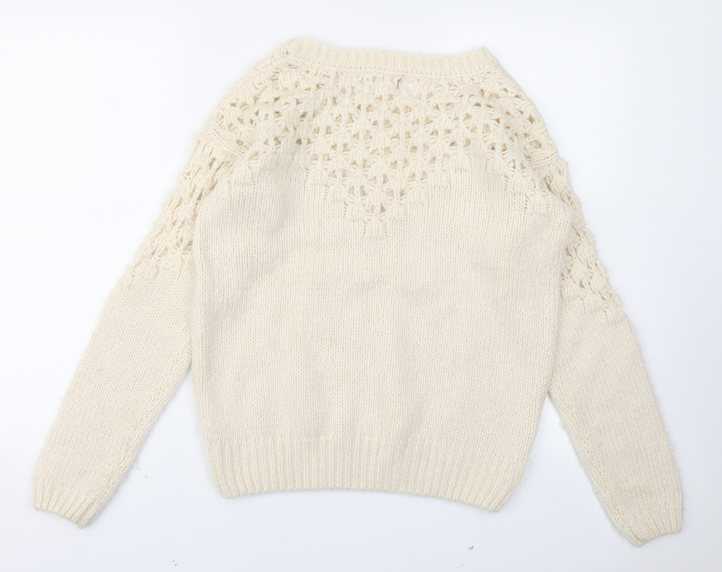 Preworn Womens Ivory   Pullover Jumper Size 10