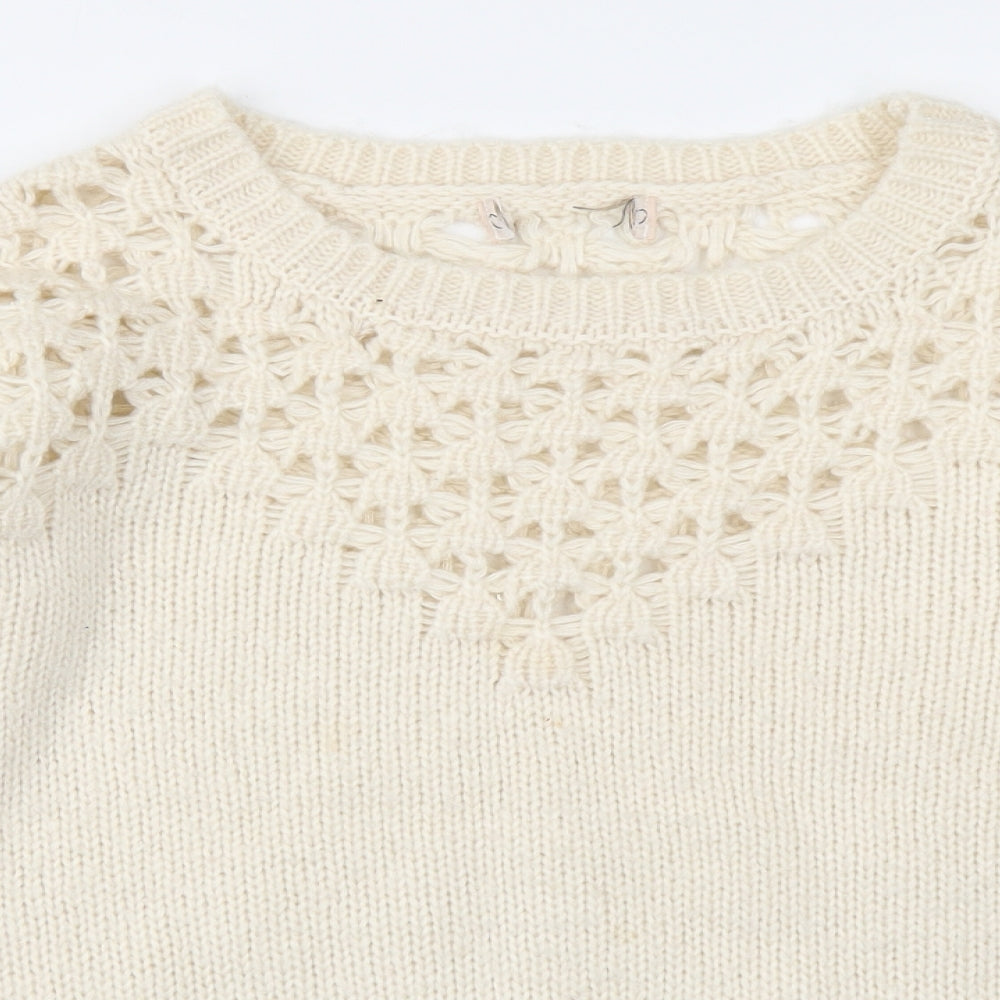 Preworn Womens Ivory   Pullover Jumper Size 10