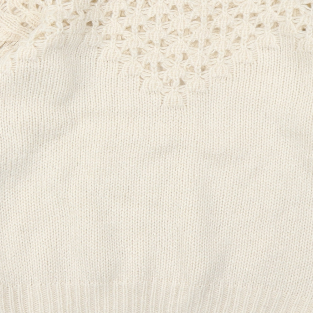 Preworn Womens Ivory   Pullover Jumper Size 10