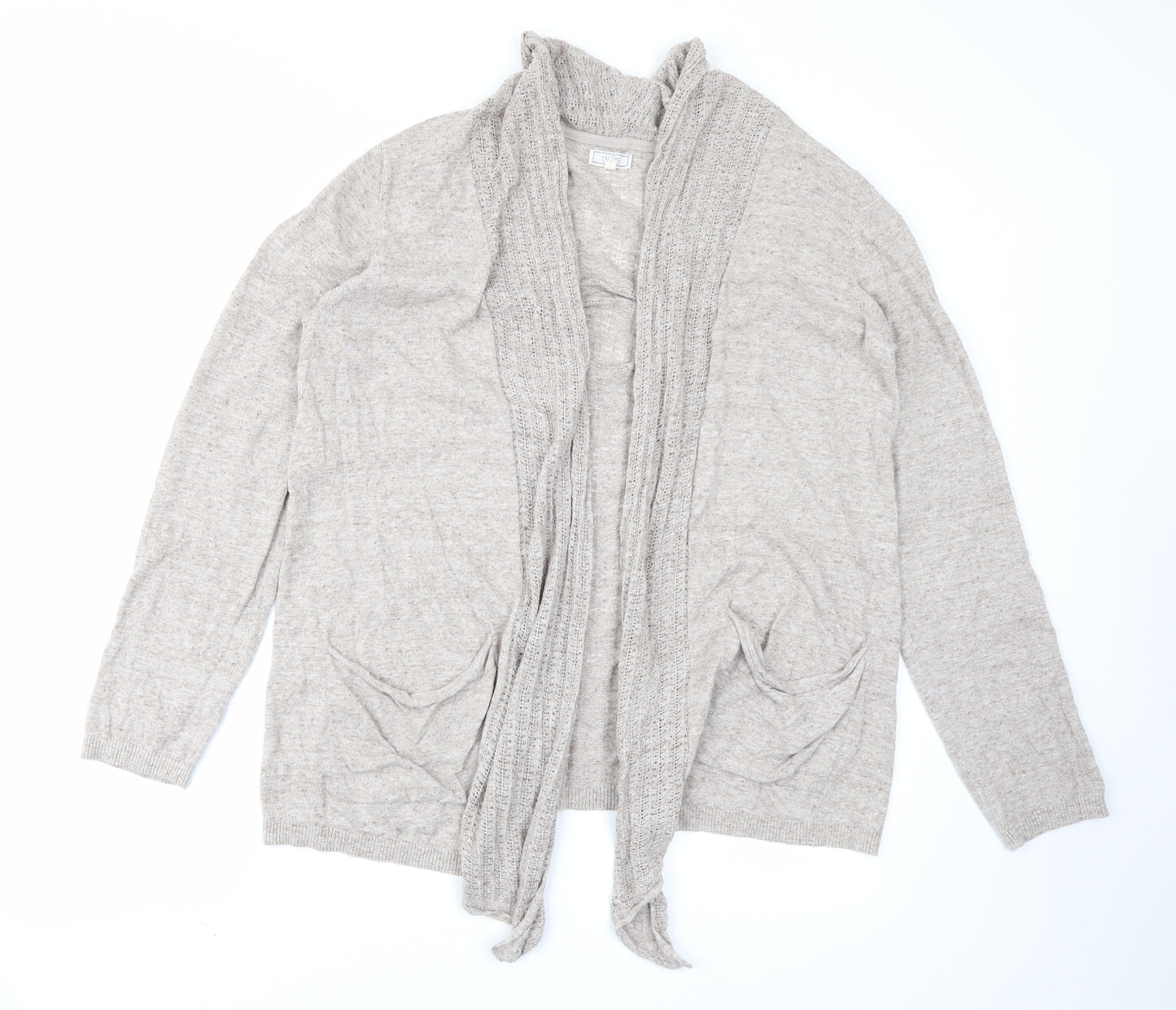 Fat Face Womens Beige   Cardigan Jumper Size 18