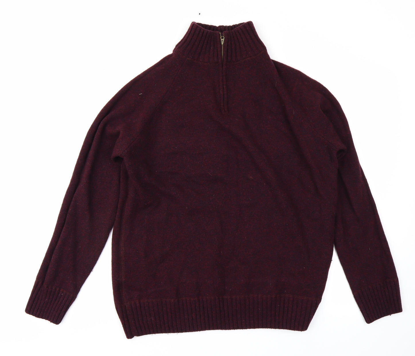 Howick Mens Purple  Knit Pullover Jumper Size XL