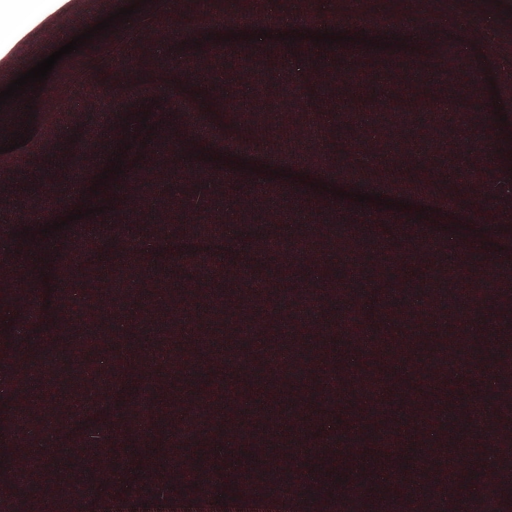 Howick Mens Purple  Knit Pullover Jumper Size XL