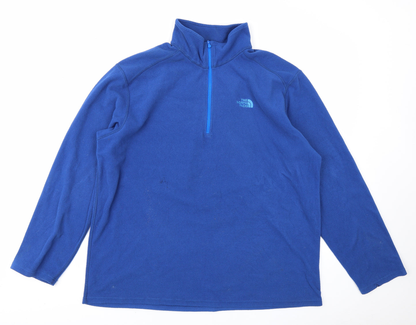 The North Face  Mens Blue  Fleece Pullover Sweatshirt Size XL