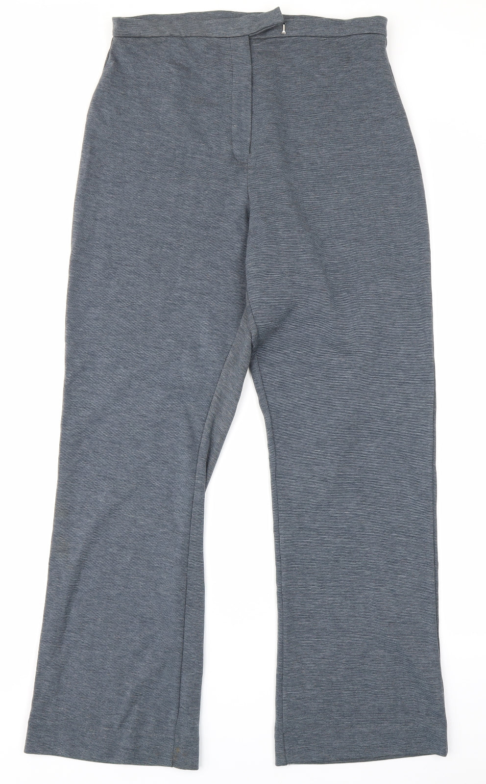 Cotton Traders Womens Grey   Trousers  Size 14 L28 in