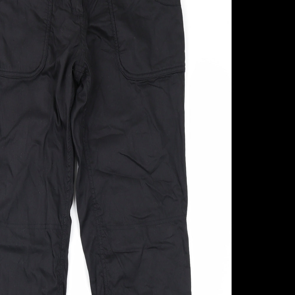 DECATHLON Womens Black   Rain Trousers Trousers Size 14 L29 in