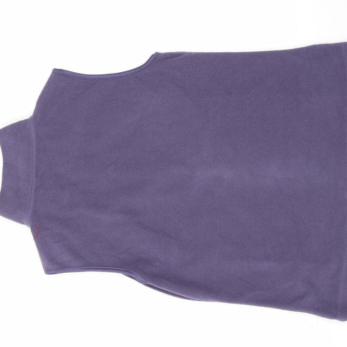 Editions Womens Purple  Fleece Gilet Jacket Size 10