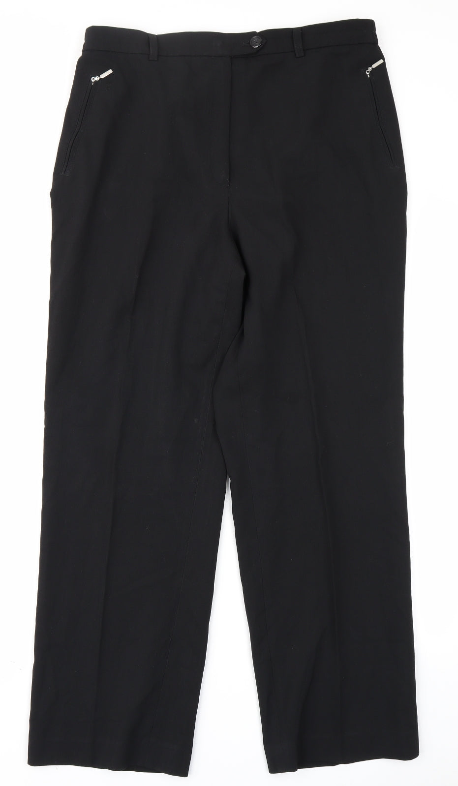 GARDEUR Womens Black   Trousers  Size 12 L26 in