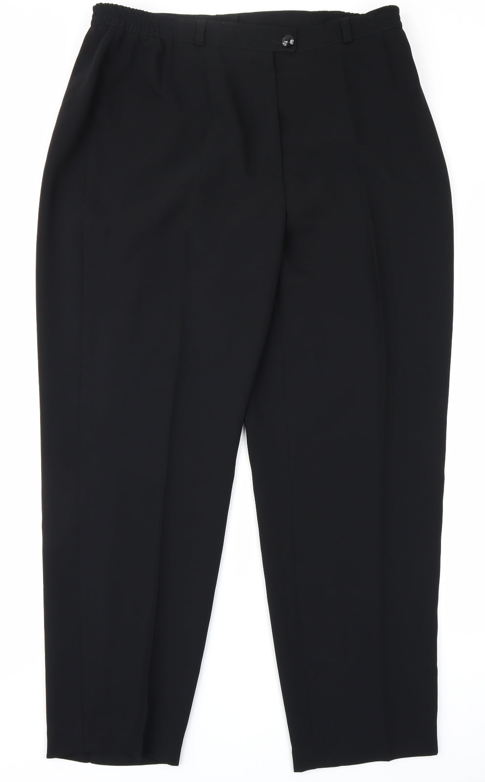 DELMOD Womens Black   Trousers  Size 20 L29 in