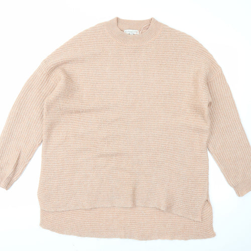 F&F Womens Pink  Knit Pullover Jumper Size 14