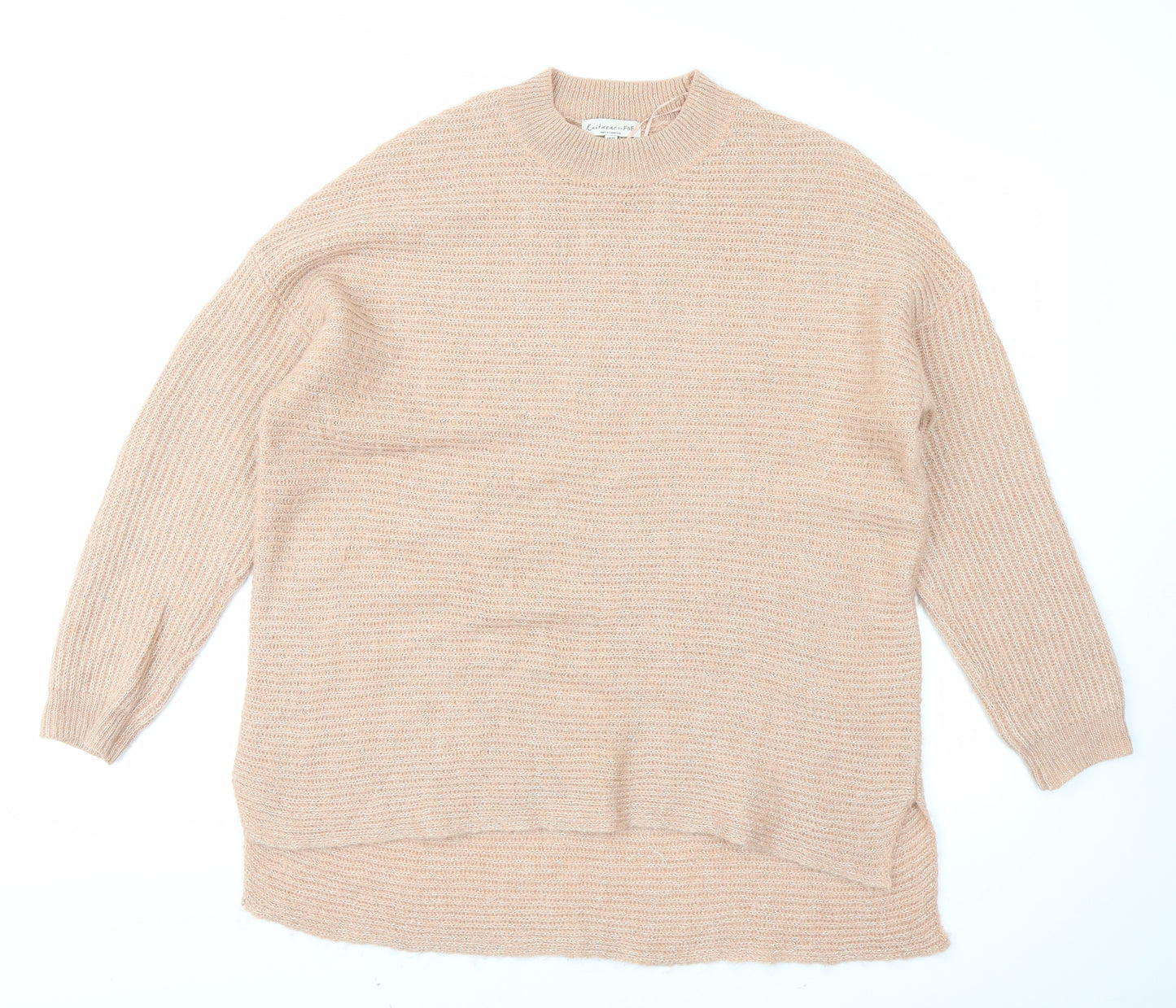 F&F Womens Pink  Knit Pullover Jumper Size 14