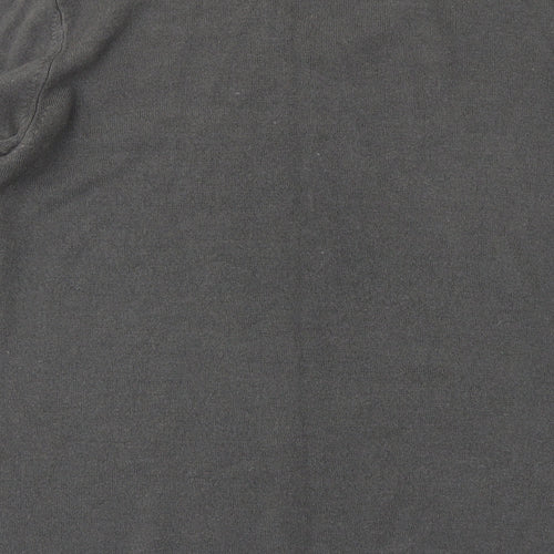 M&S Mens Grey  Knit Pullover Jumper Size L