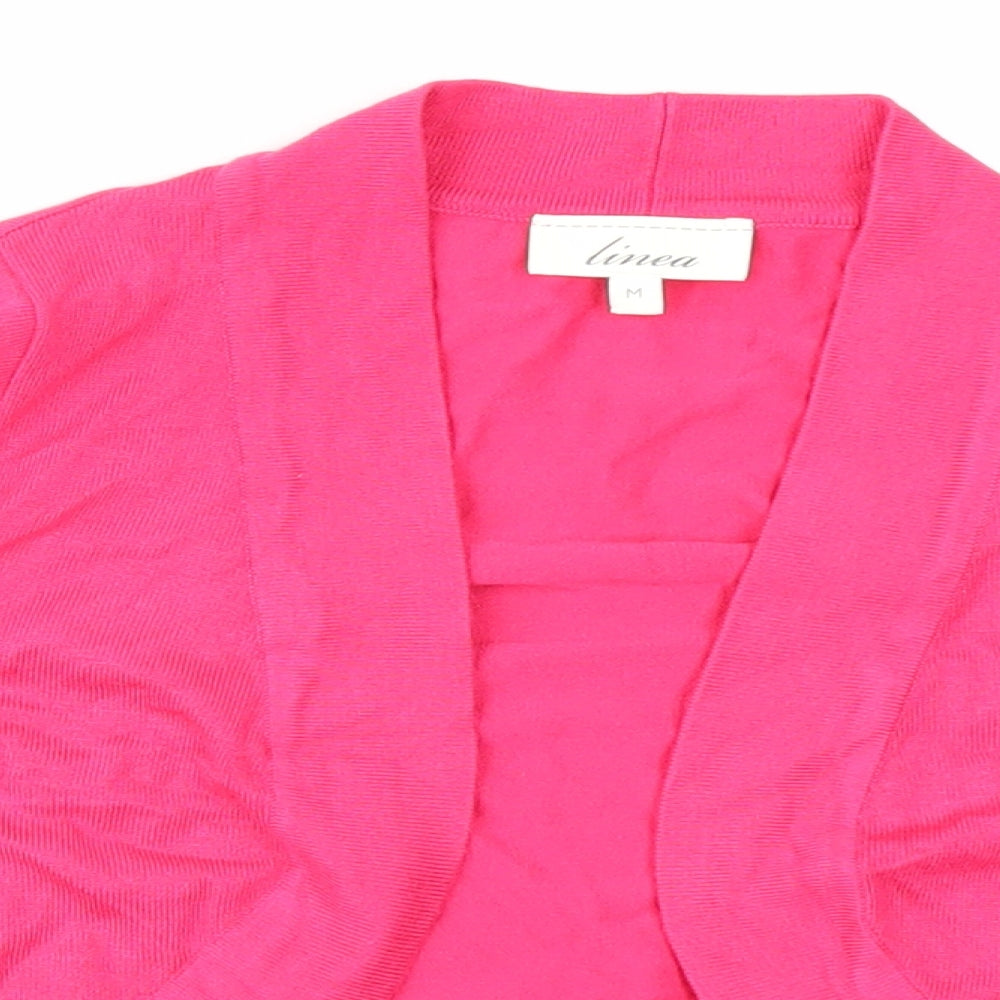 Linea Womens Pink   Cardigan Jumper Size M