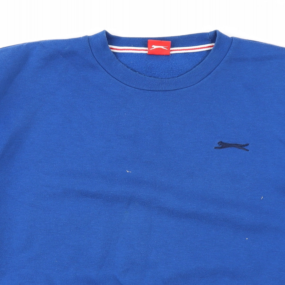 Slazenger Mens Blue   Pullover Sweatshirt Size XL