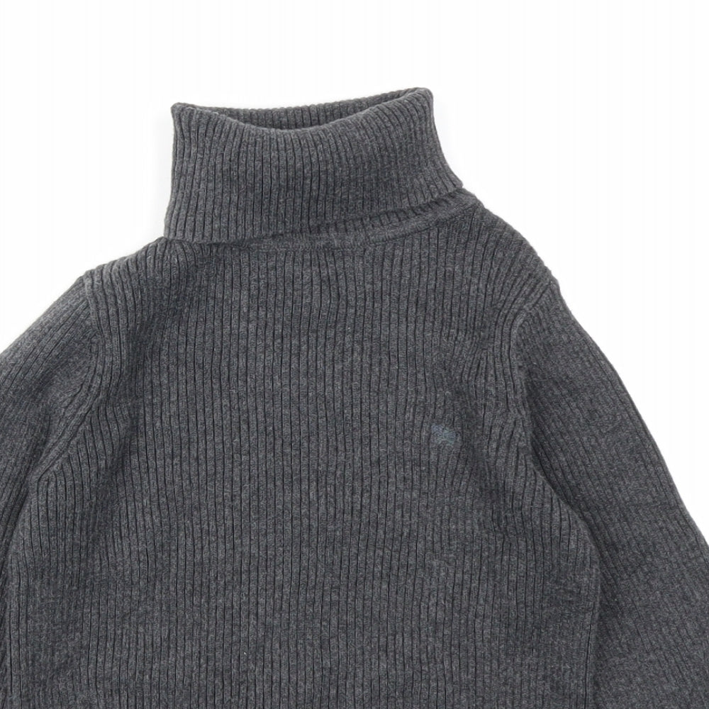 Giordano junior Boys Grey  Knit Pullover Jumper Size 4 Years