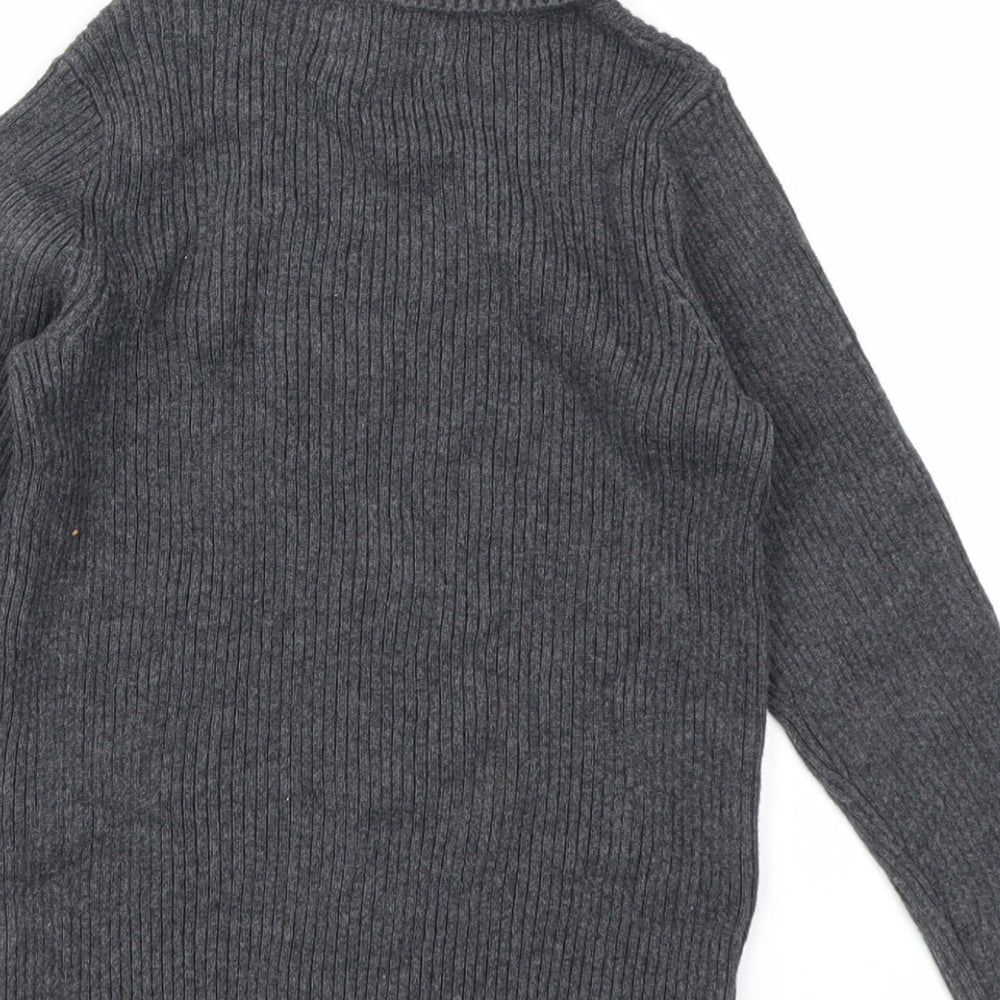 Giordano junior Boys Grey  Knit Pullover Jumper Size 4 Years