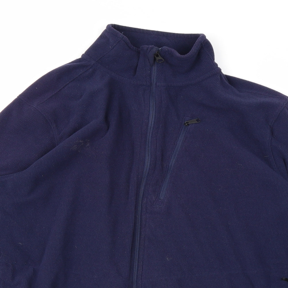 Rohan Mens Blue  Fleece Full Zip Sweatshirt Size L