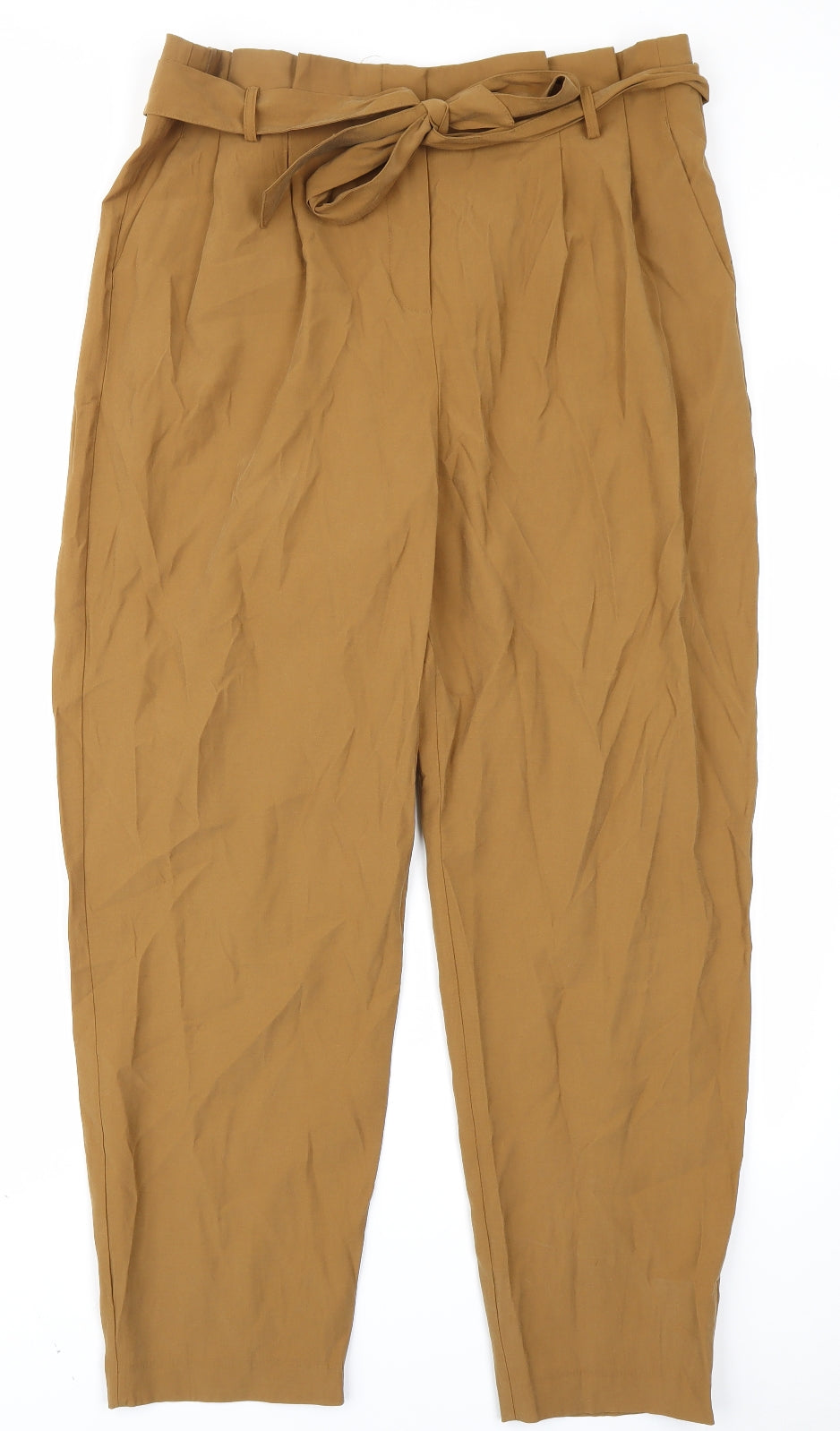 TU Womens Brown   Trousers  Size 16 L25 in